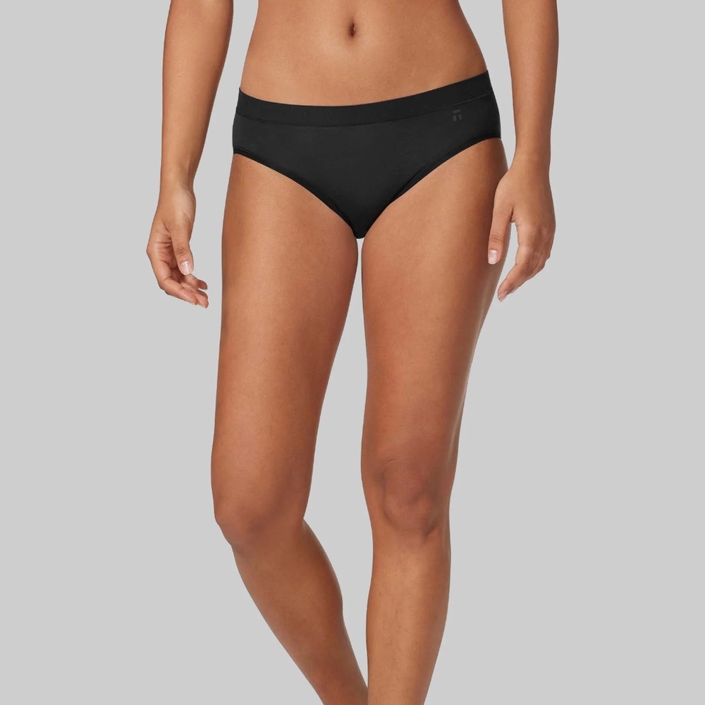 Tommy John Women's Cool Cotton Brief - Size Large  Black